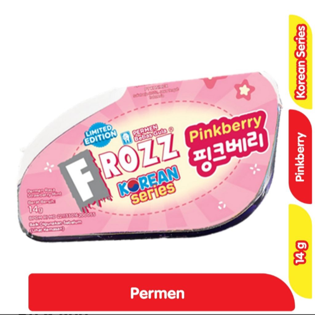 

Frozz Permen Pinkberry Mint 14 g