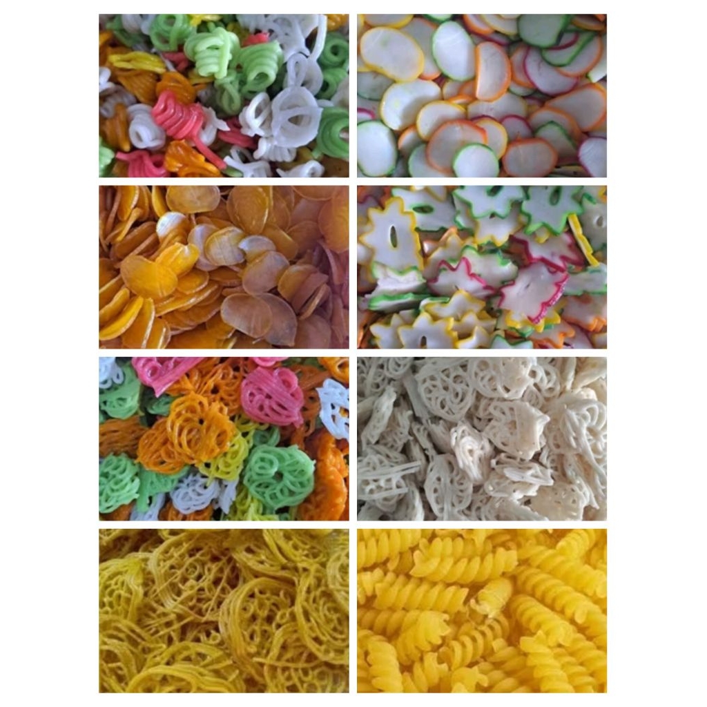 

Aneka kerupuk mentah 250gr..