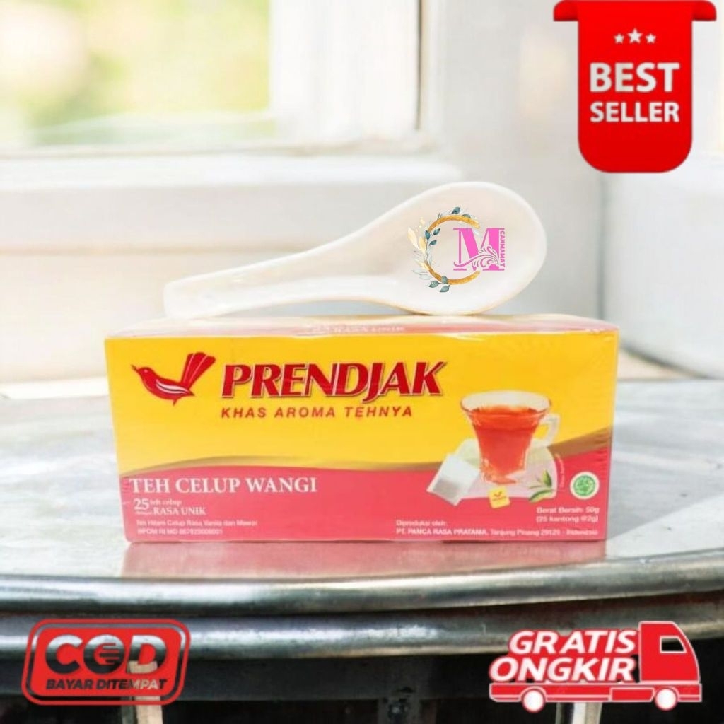 

[CM] Teh celup wangi prendjak isi 25 kantong free sendok