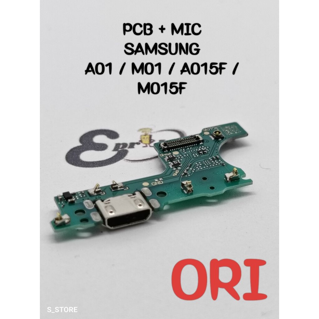 CONNECTOR CHARGER SAMSUNG A01 A015 M01 M015 ORI PLUS IC PAPAN KONEKTOR CAS PCB BOARD SAMSUNG A01 M01