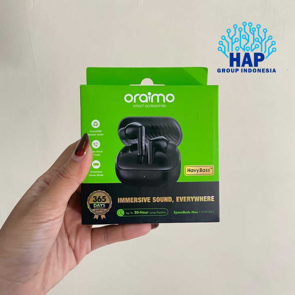 TWS ORAIMO Spacebuds NEO OTW-323 - KARET - Headset Bluethooth // HAP GROUP