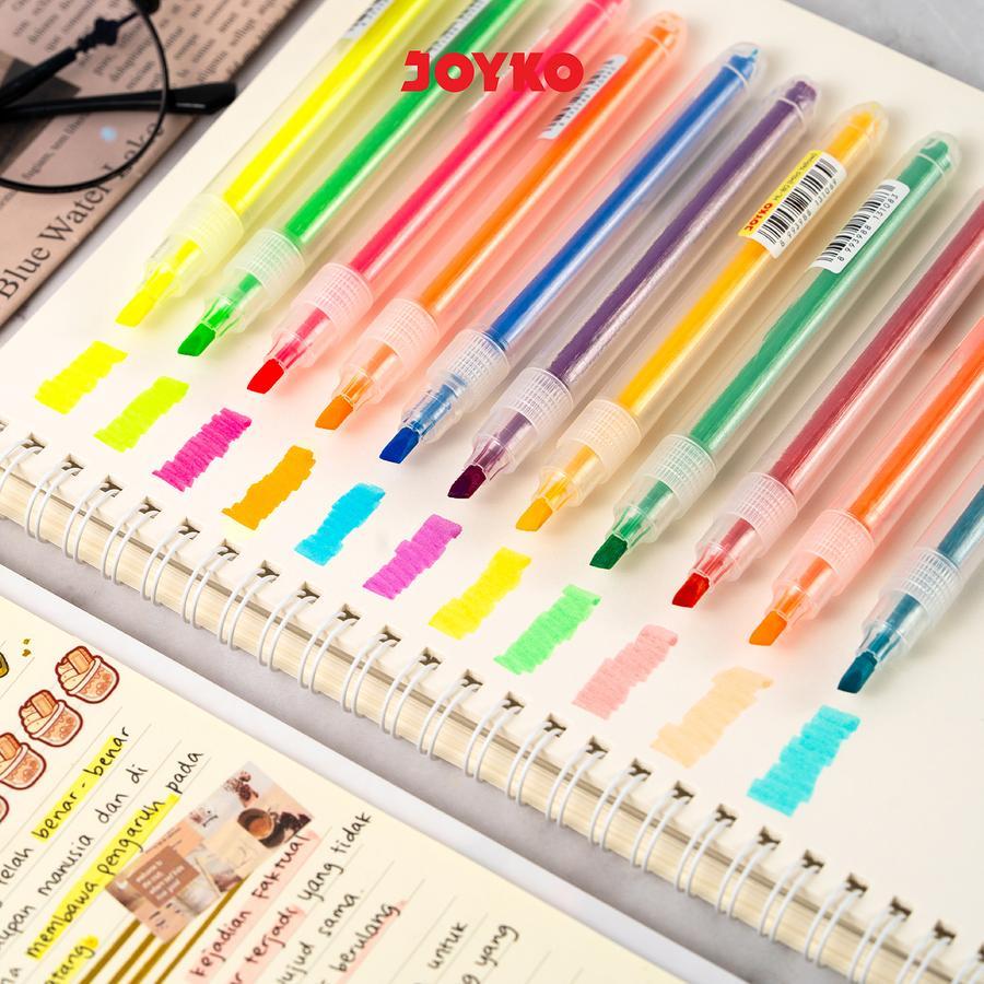 

Highlighter Penanda Berwarna Joyko HL-73 ~ HL-84