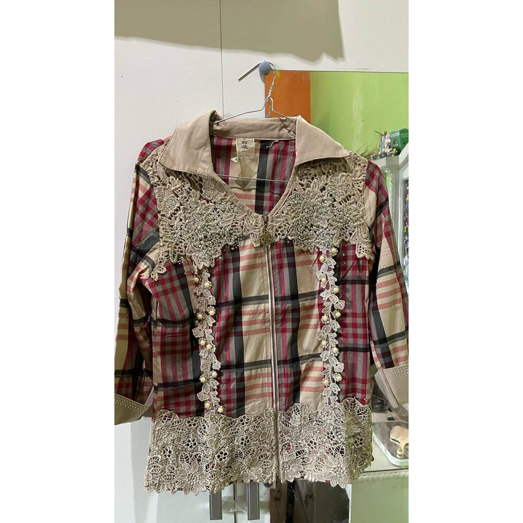 preloved kemeja bordir