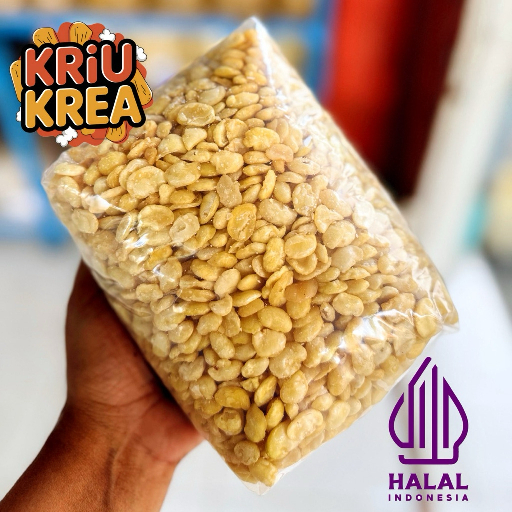 

Koro kupas gurih asin 1kg | Kacang koro