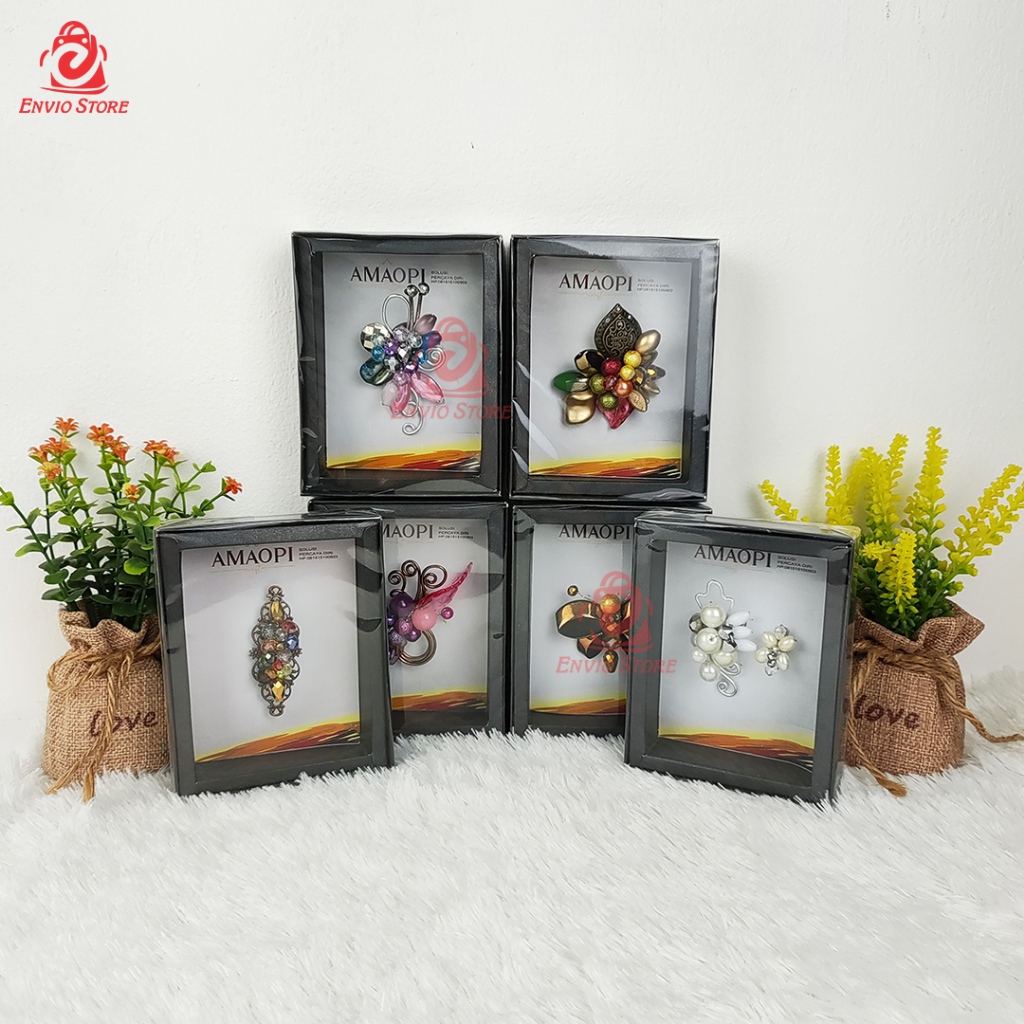 AMAOPI Bros Etnik + Box Exclusive (Bros Hijab / Jepit / Peniti)