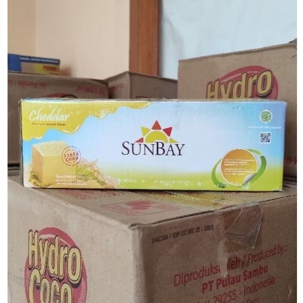 

Keju SUNBAY Cheddar Keju Parut 1 box isi 8 ukuran 2kg
