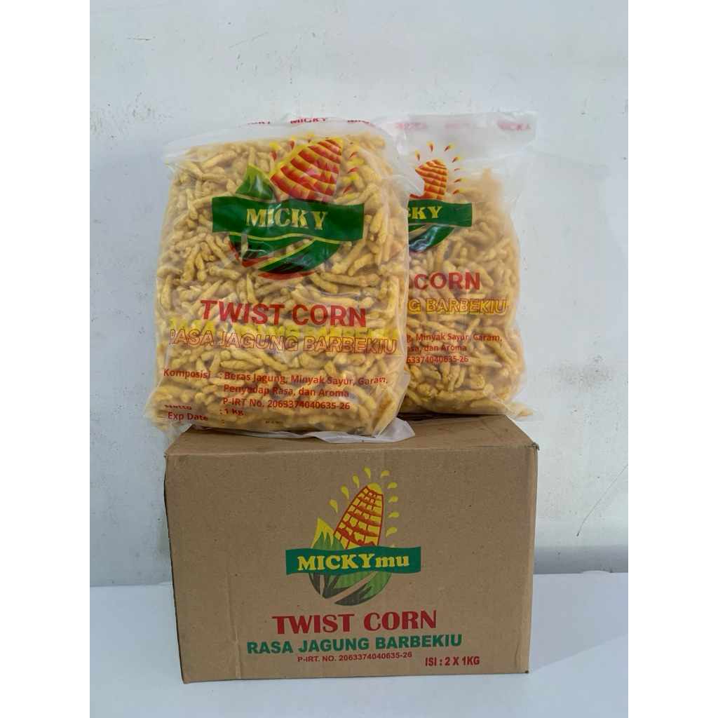 

Micky Twiscorn 1 Ball 2 Kg Isi 2 Bungkus