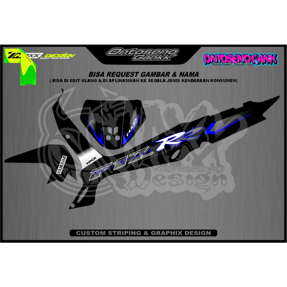 Striping Fizr Custom Fizr VARIASI Striping Fizr - Striping Fizr Full Clutch Fizr Sporty Striping F1z