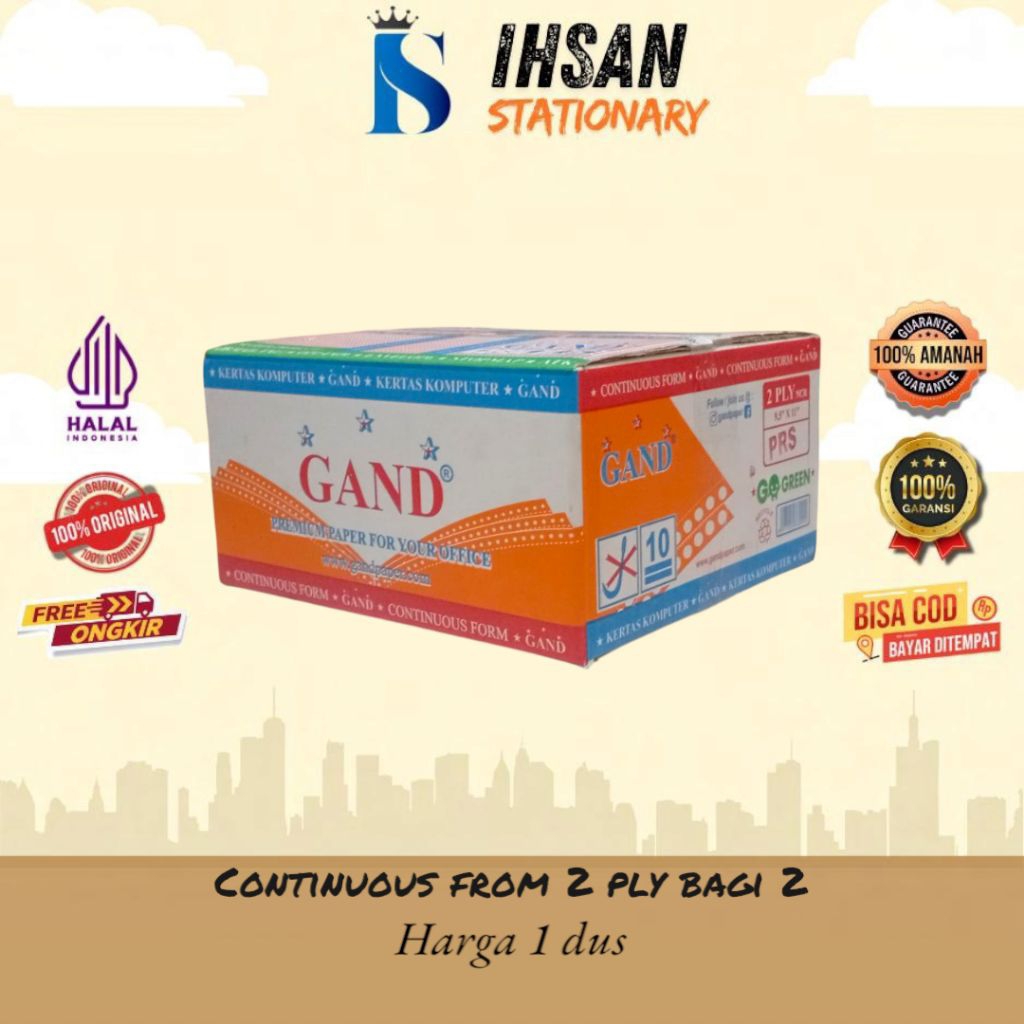 

continuous from 2 ply bagi 2 (gand)