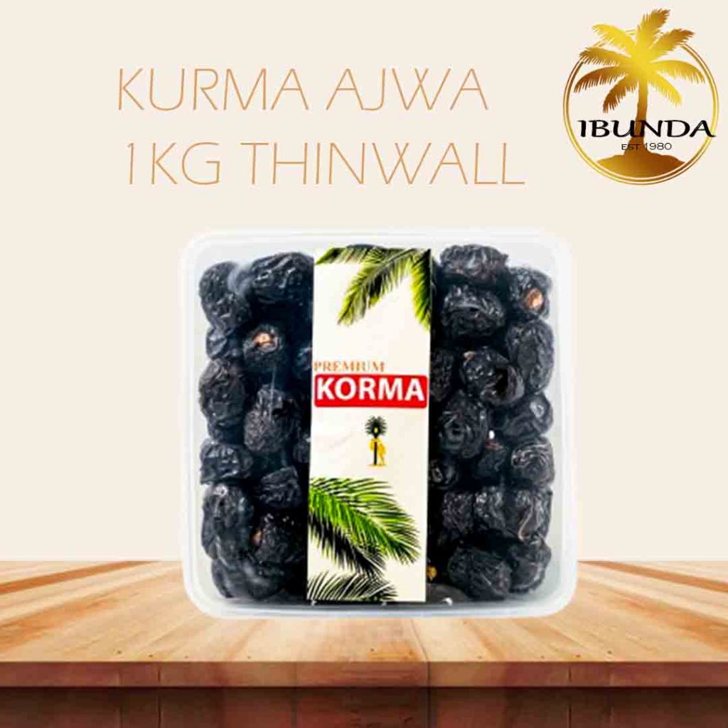 

{FREE BUBBLE} Kurma Ajwa Madinah Exclusive asli Grade A 1KG