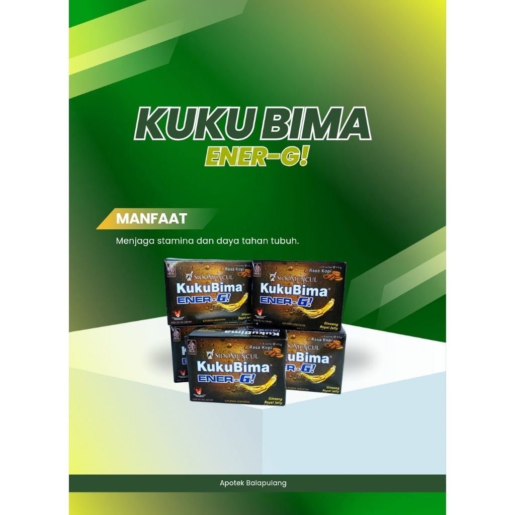 

KUKU BIMA ENERGI Kopi isi 6 sachet/box