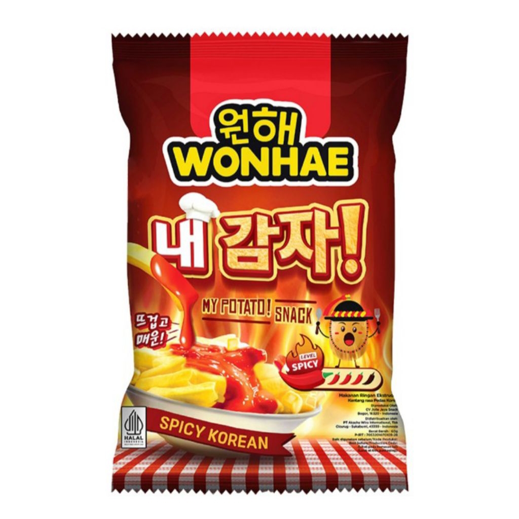 

Wonhae My Potato! Snack Spicy Korean 60 g