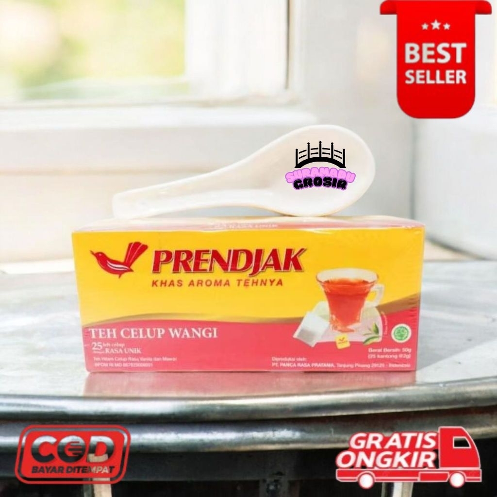

[SG] Teh celup wangi prendjak isi 25 kantong free sendok