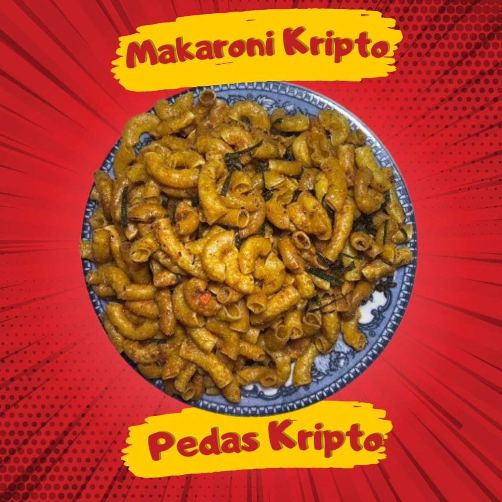 

Makaroni Kripto Kriuk Pedas Top 150 gram