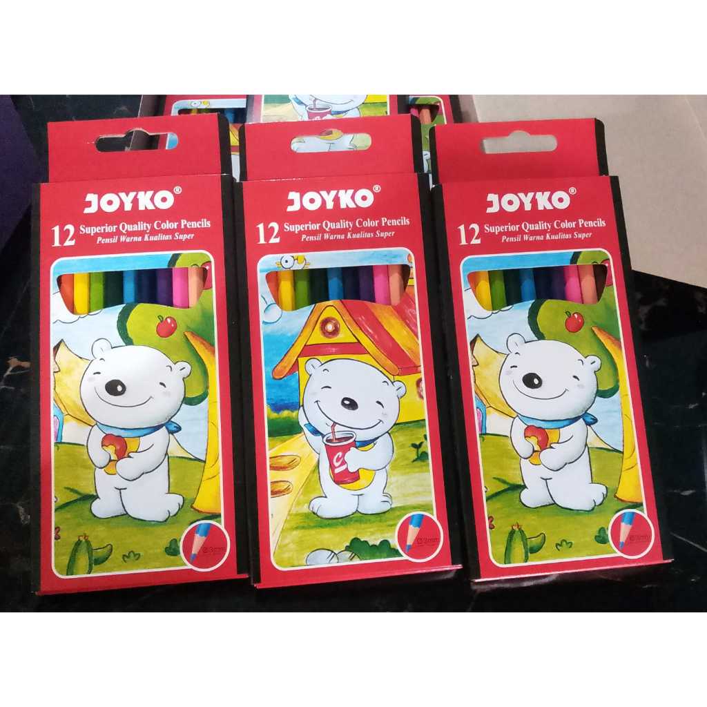 

Joyco Pensil Warna CP-12PB Panjang (Satu set 12 Warna)