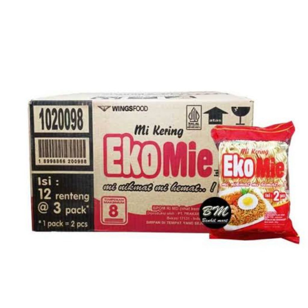 

EKOMIE ISI 2 RENTENG// 1 KARTON ISI 36
