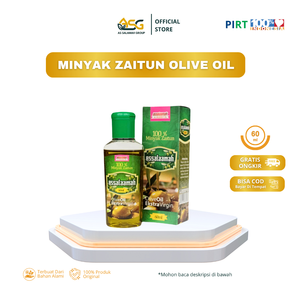 

AL WAFA - Minyak Zaitun Murni Olive Oil Ekstra VirginUntuk Kesehatan dan Kecantikan JSR 60 Ml