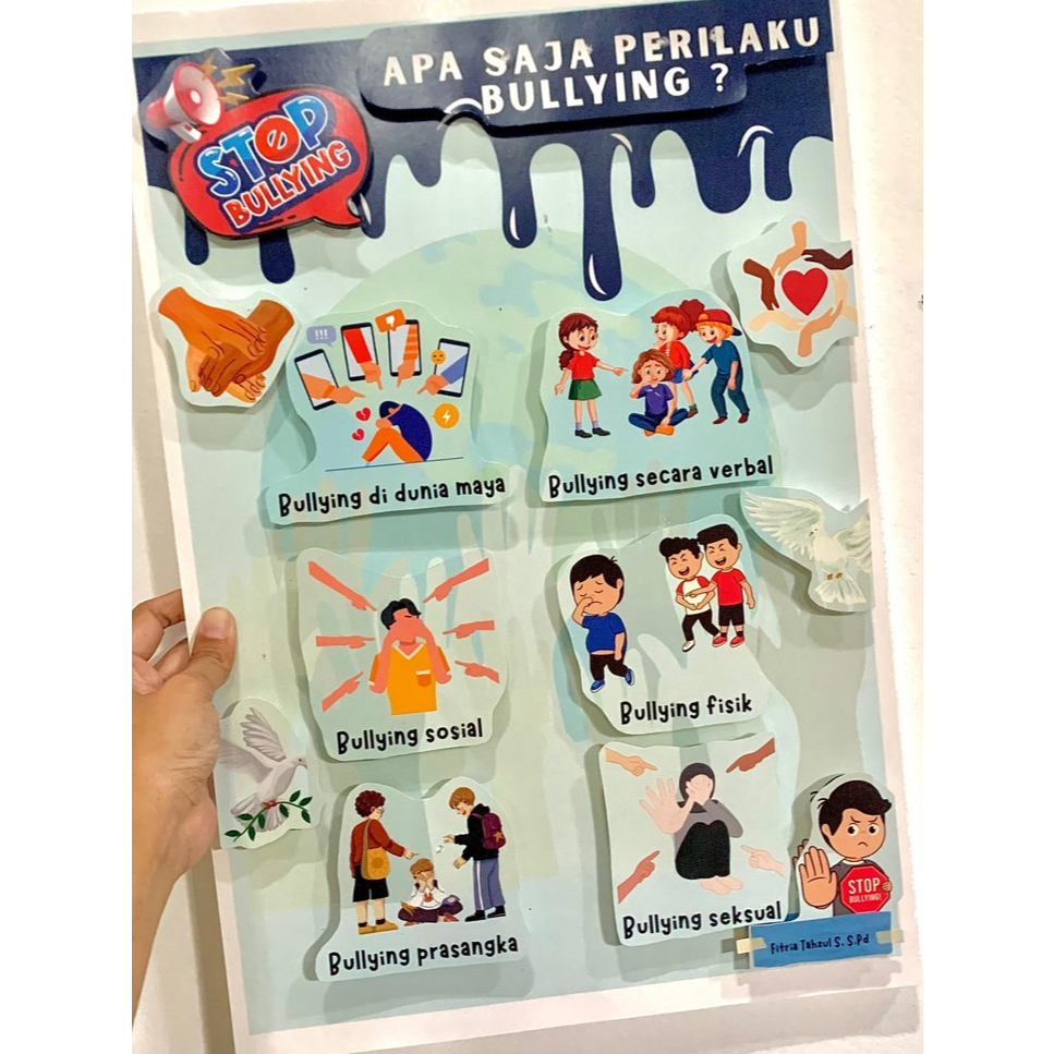 

POP UP 3D HIASAN KELAS DARI STEROFOAM