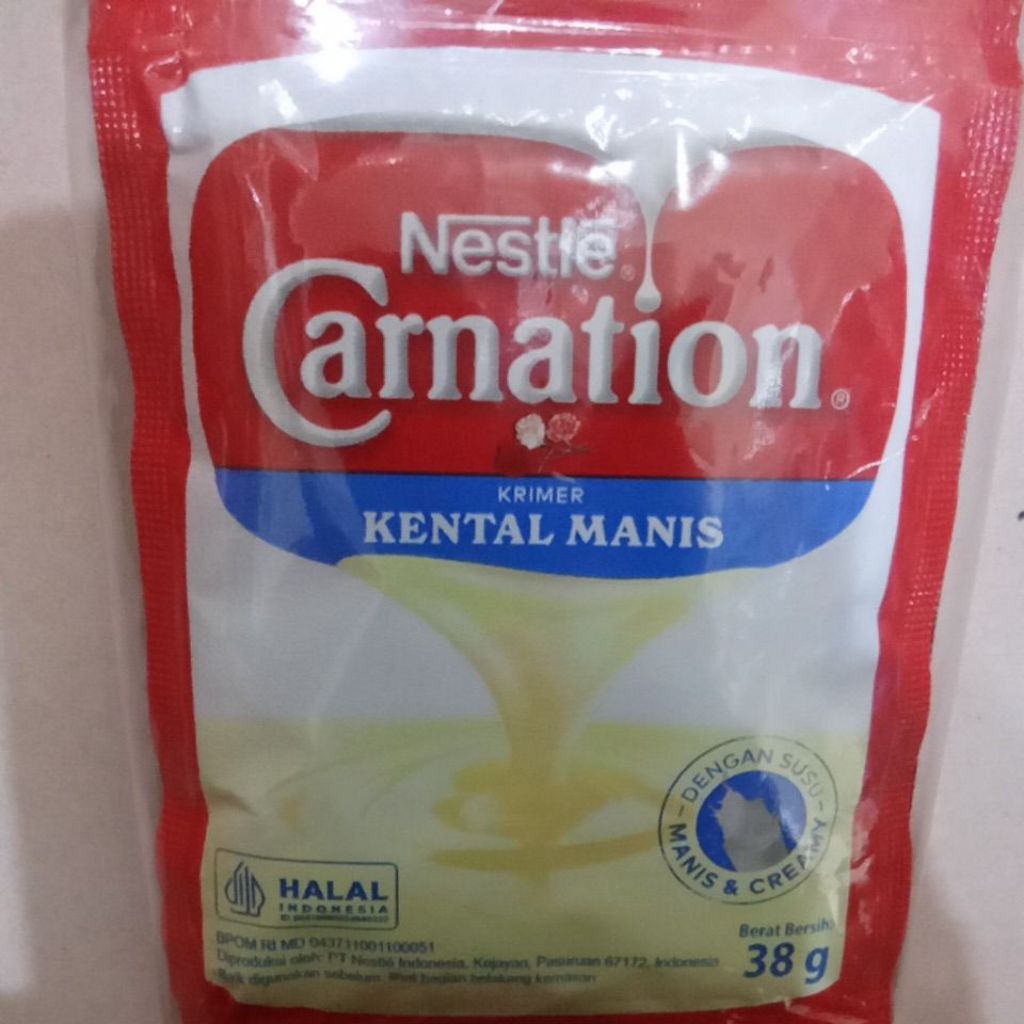

Susu Kental Manis Carnation Renteng Isi 6 Sachet 38gr