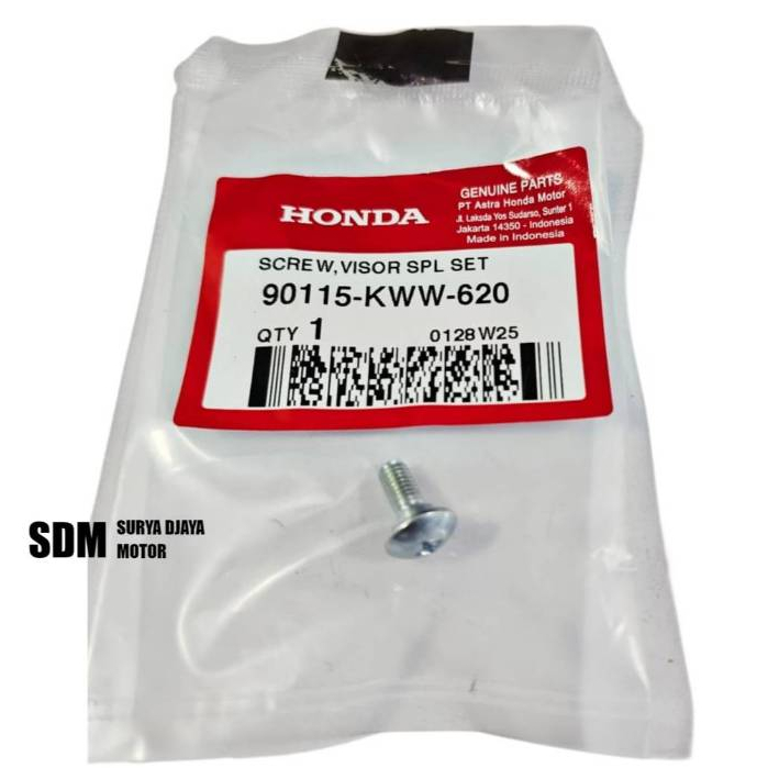Baut Screw Visor Spl Set – New CBR 150R K45G, CBR150R K45A & Revo 110 Original Honda 90115-KWW-620