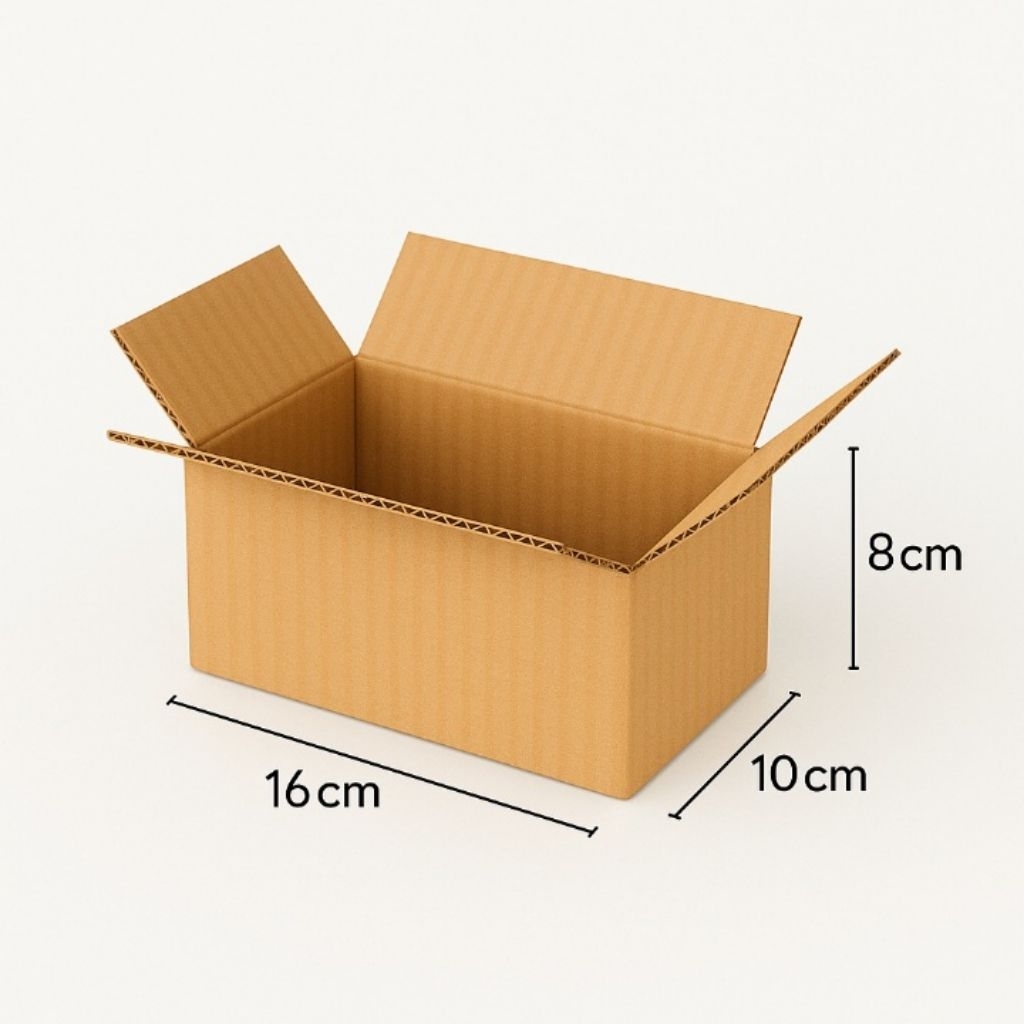 

kardus packing ukuran 16x10x8cm