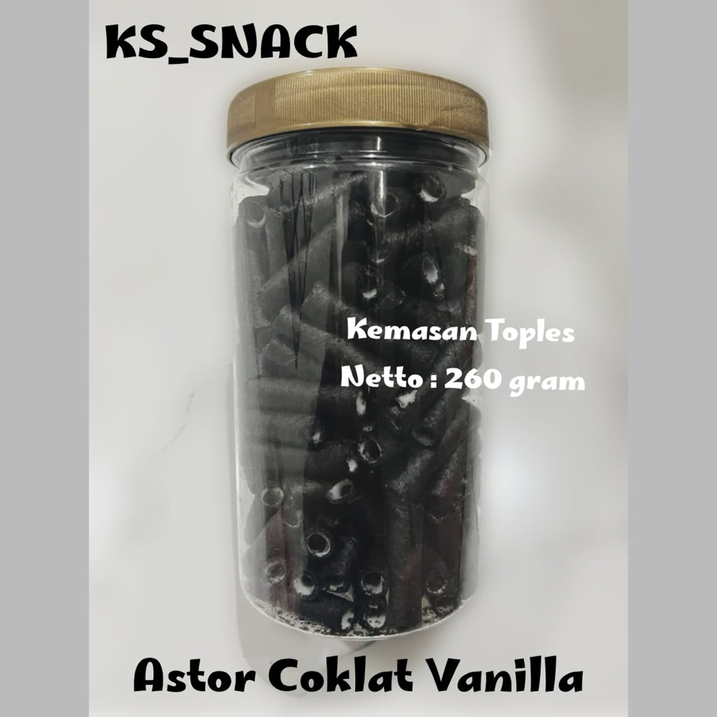 

KS_SNACK ASTOR COKLAT VANILLA CEMILAN ENAK KEMASAN TOPLES 1000ml