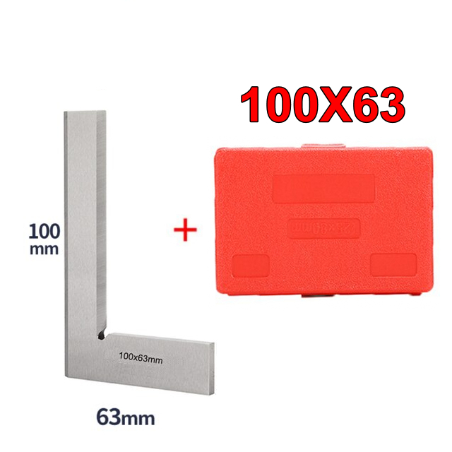 

Siku Baja 100X63 Penggaris Besi 100 X 63 mm Mistar Knife Edge Square