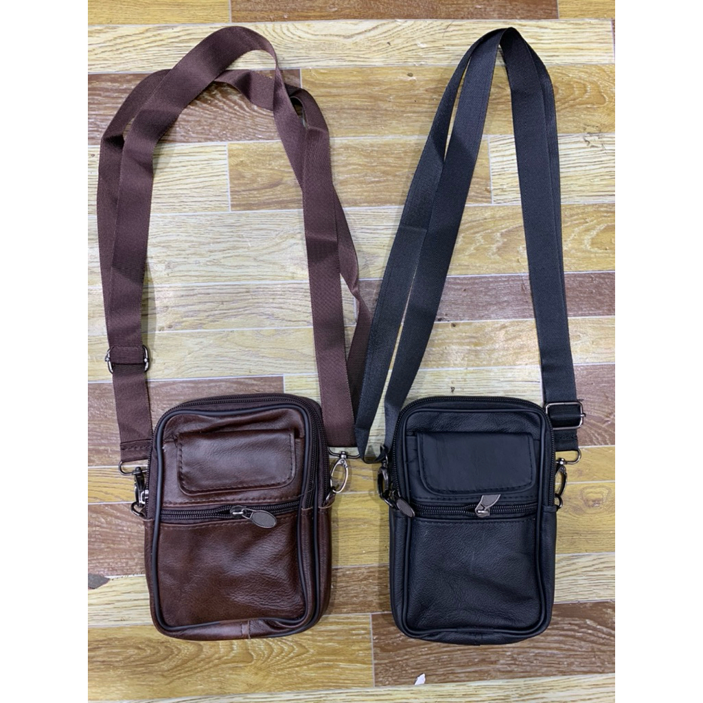 TAS PINGGANG HP KULIT TAS SELEMPANG HP KULIT ASLI TAS SELEMPANG KULIT ASLI MULTIFUNGSI