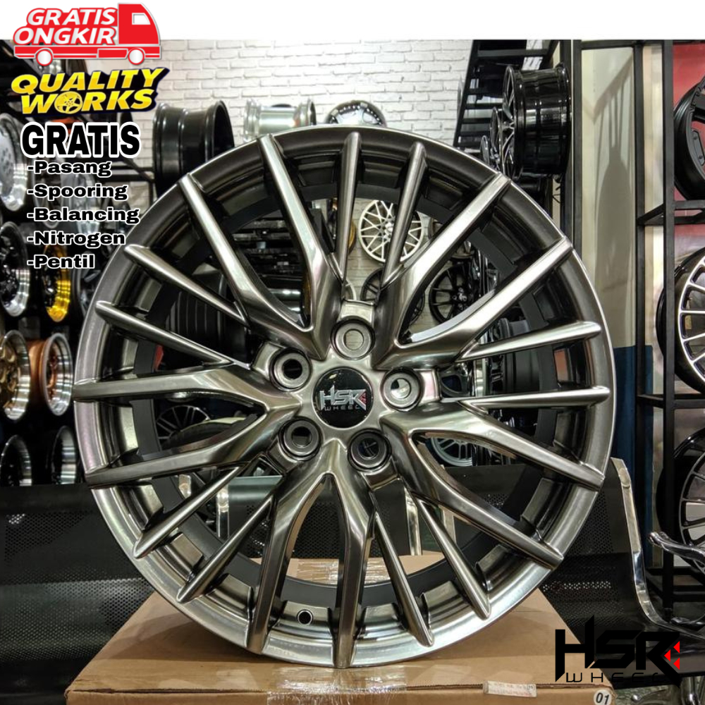 Velg Mobil Cloud, Stargezer, Ring 18 Velg Racing Original Hsr Wheel Pacman