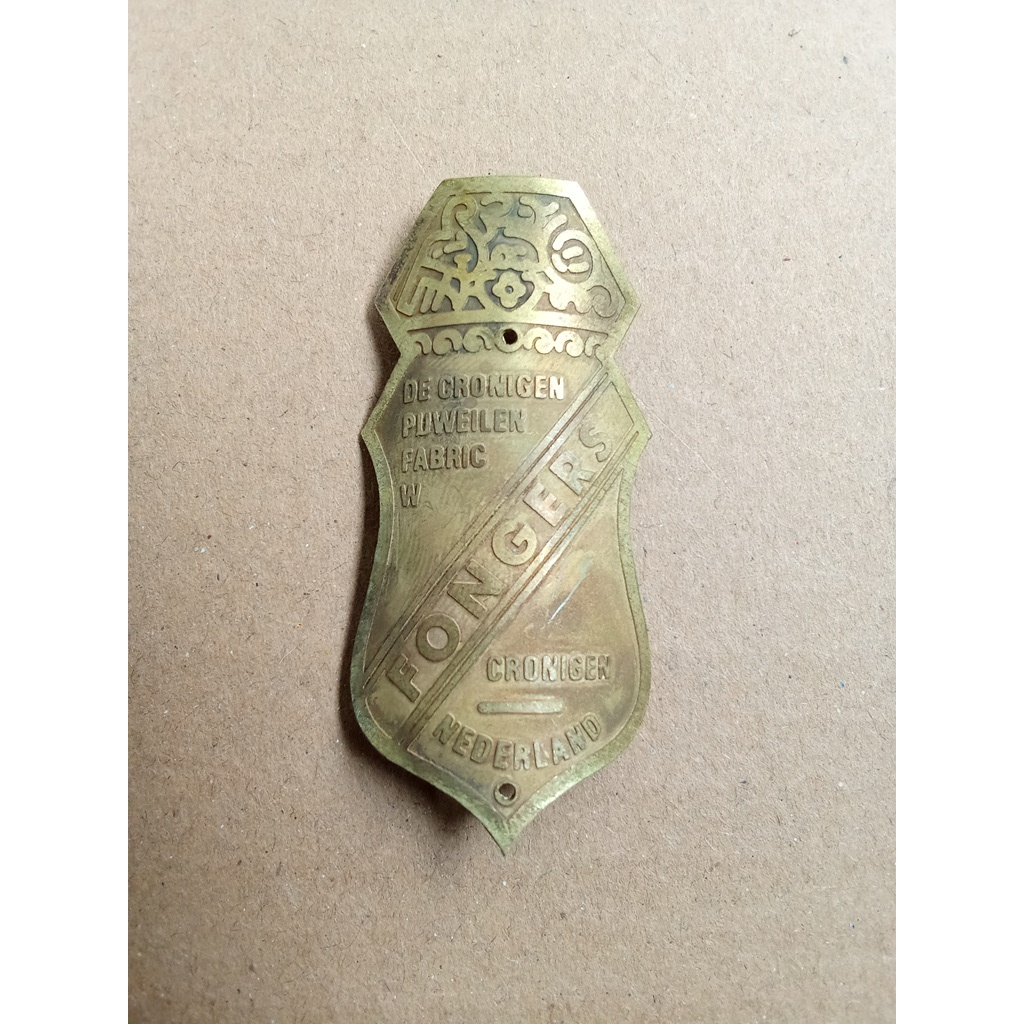 Emblem Peneng sepeda onthel Fongers Kuningan