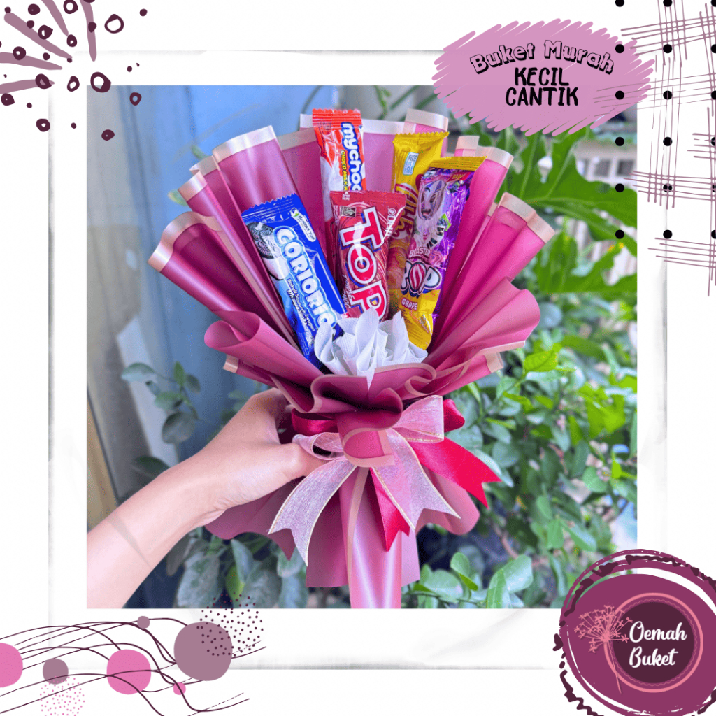 Buket Snack Kecil | Buket Snack | Buket Snack Murah | Buket Wisuda | Buket Snack Wisuda | Parsel Ula