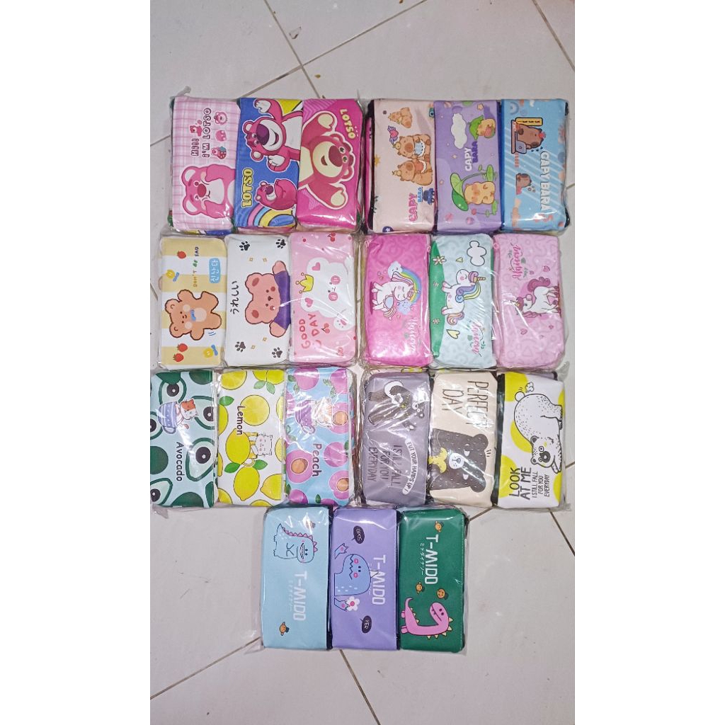 

Grosir(12pcs)Kotak Pensil Karakter Lucu Murah