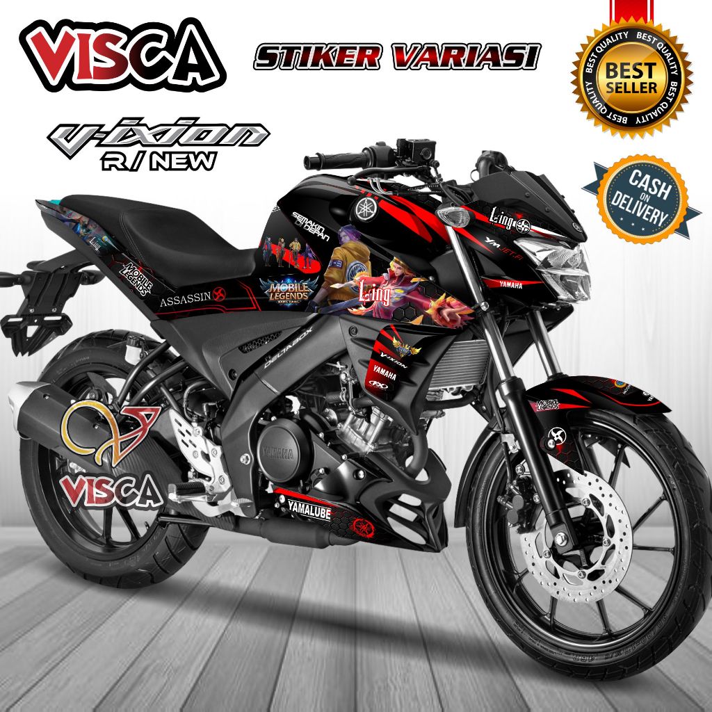 Decal Vixion R Full Body Stiker Vixion R Full Body Striping Vixion R Variasi Full Body Decal Hologra