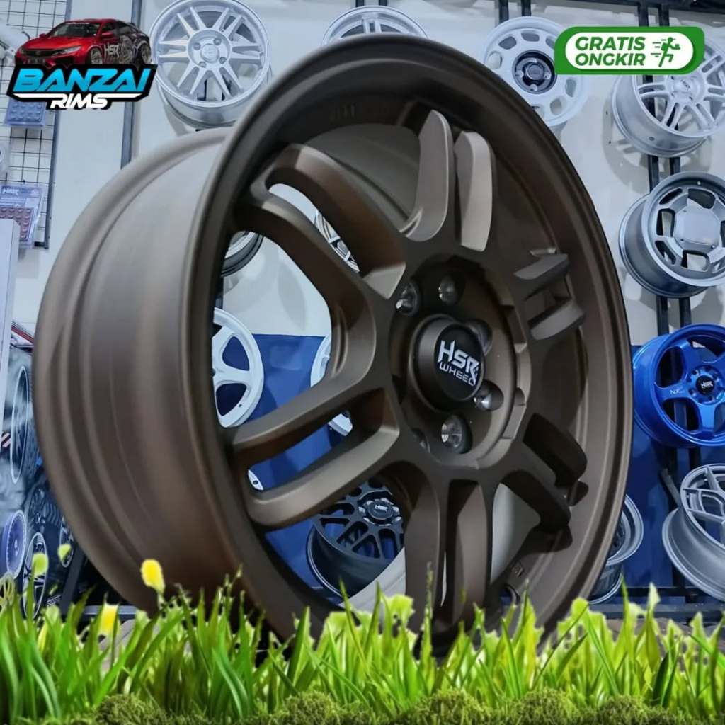 VELG RACING MOBIL SUZUKI IGNIS R15 LEBAR 6,5 WARNA BRONZE