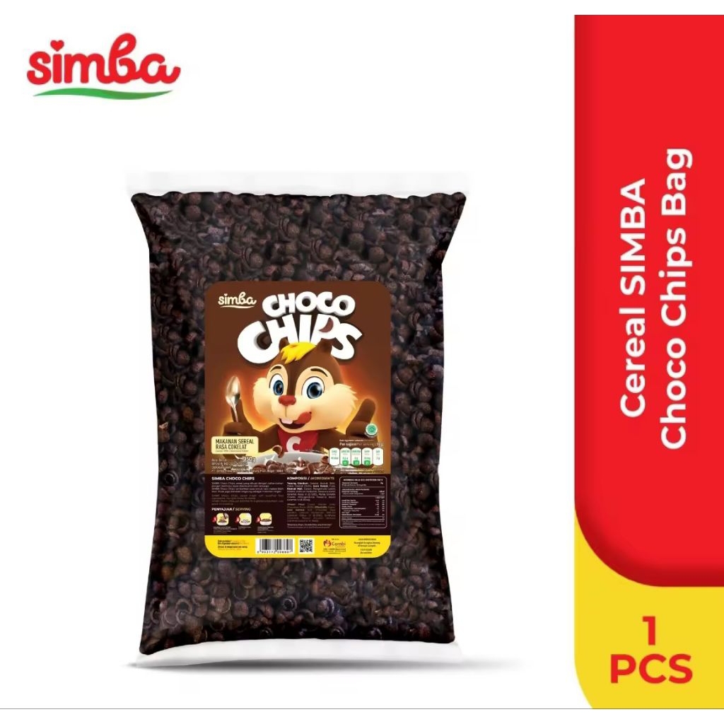 

Cereal SIMBA Choco Chips 950GR | Sereal Cokelat Renyah & Lezat untuk Sarapan Anak