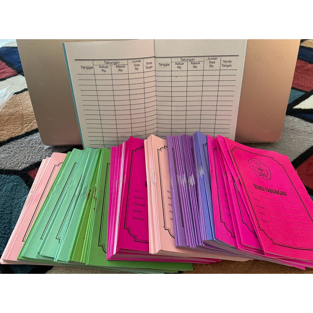 

Buku Tabungan Jadul 12 Warna