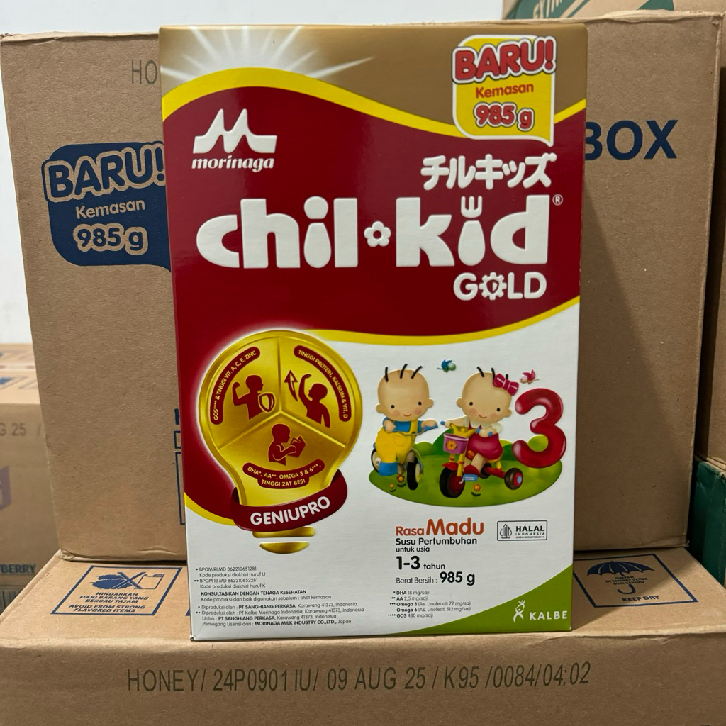

PROMO!!! Morinaga Chil Kid Gold Tahap 3 Madu 985gr TERMURAH!!!!