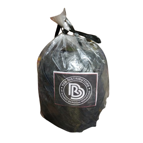 

1 ROLL - TALI RAFIA PLASTIK HITAM Tersedia MERK SIEVE (9 Ons) & RBB (1 kg) / TEBAL PER ROLL