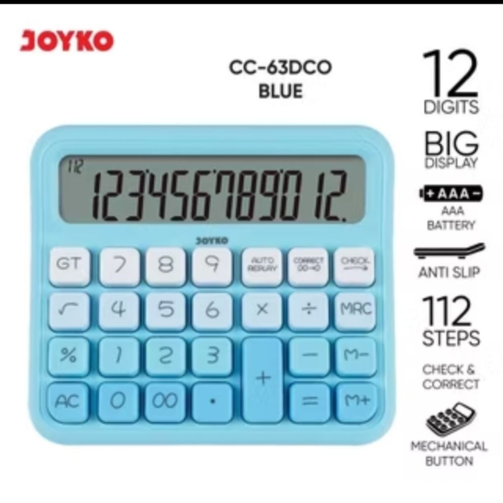 

CALCULATOR CC-63ACO , CC-63BCO & CC'63DCO JOYKO