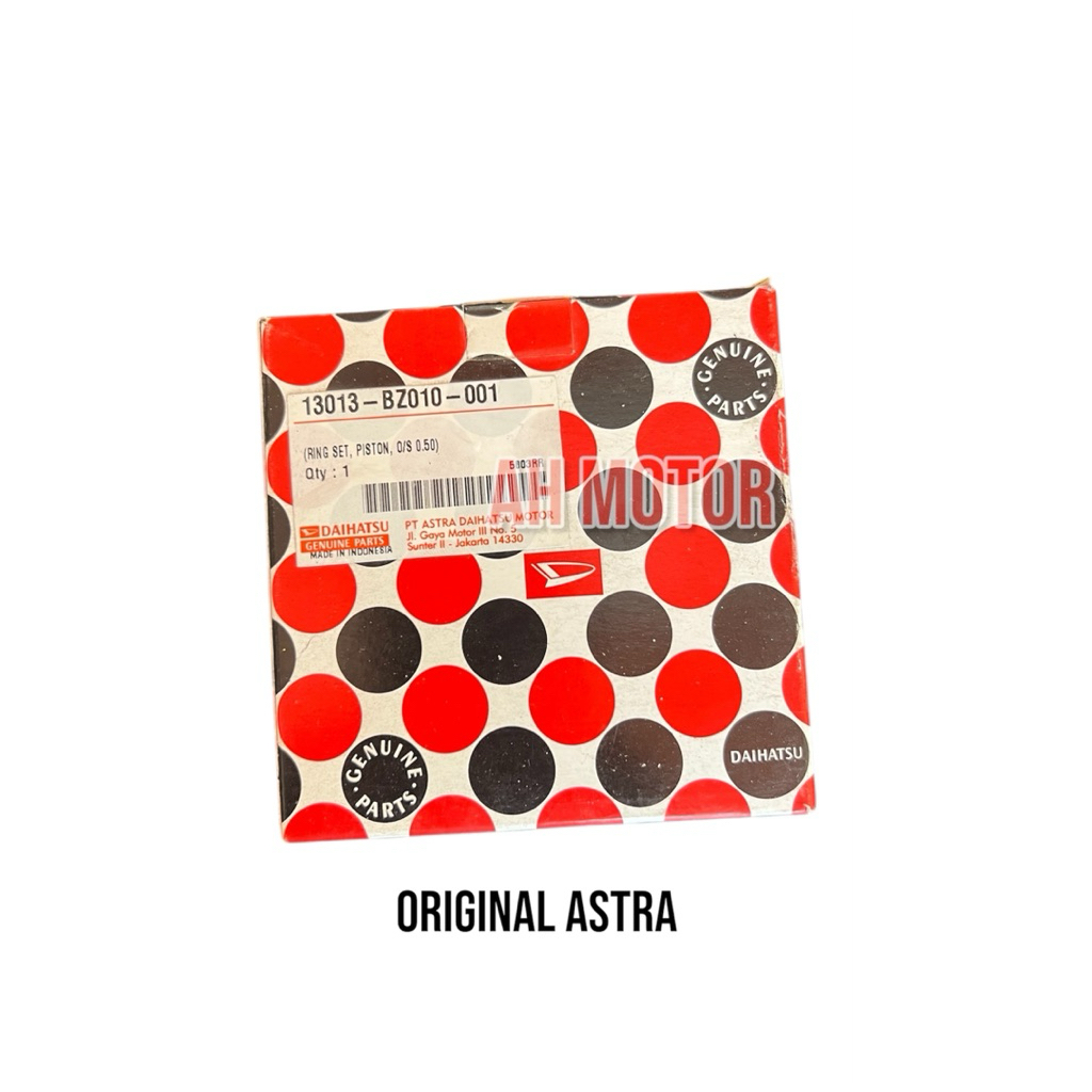 13013-bz010-001 ori daihatsu ring set piston avanza xenia 1.3 granmax (0.50)