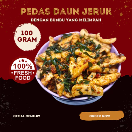 

Kripik Basreng Bumbu Basah / Basreng Bumbu Basah Netto 100 Gram