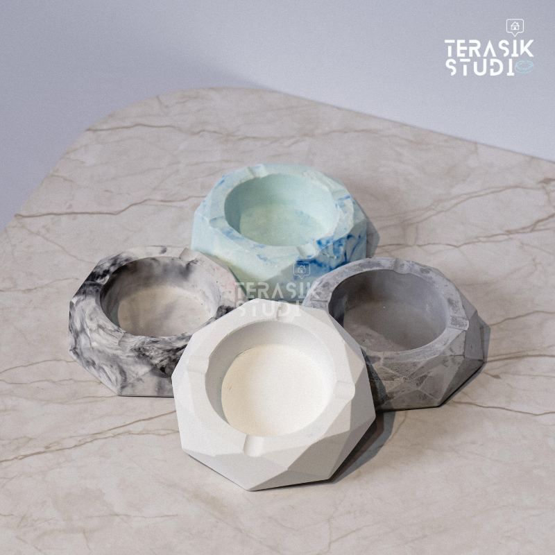 Asbak Custom Tulisan Nama Asbak Gift Souvenir Asbak Motif Estetik Industrial