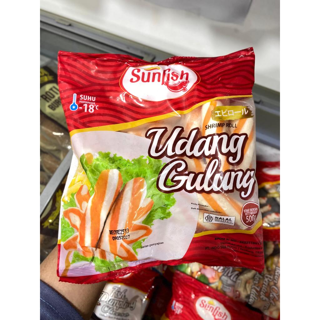 

SUNFISH UDANG GULUNG 500 gram / SHRIMP ROLL / AYU PUTRI FROZEN FOOD