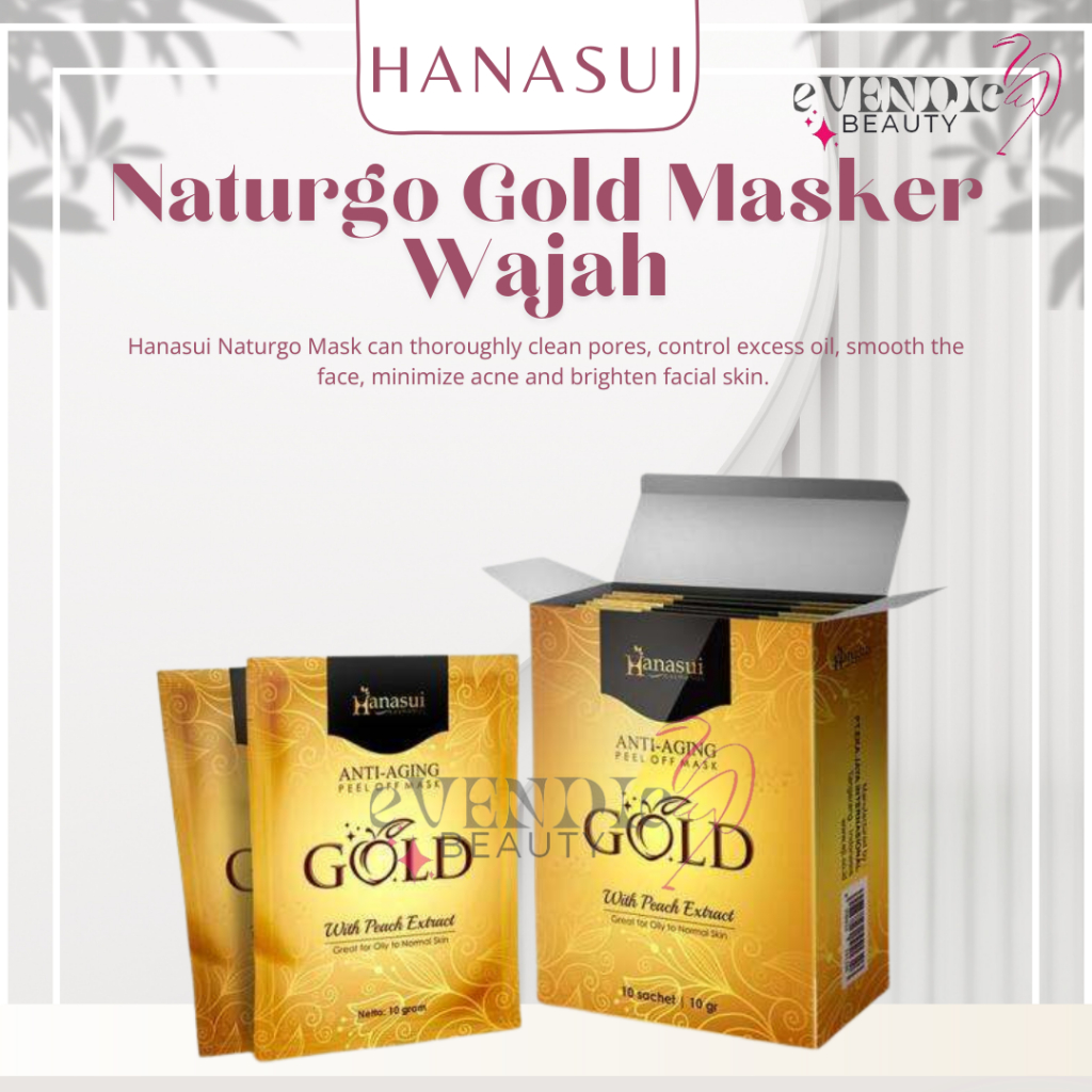 NATURGO GOLD MASKER WAJAH Hanasui / SYB ORIGINAL