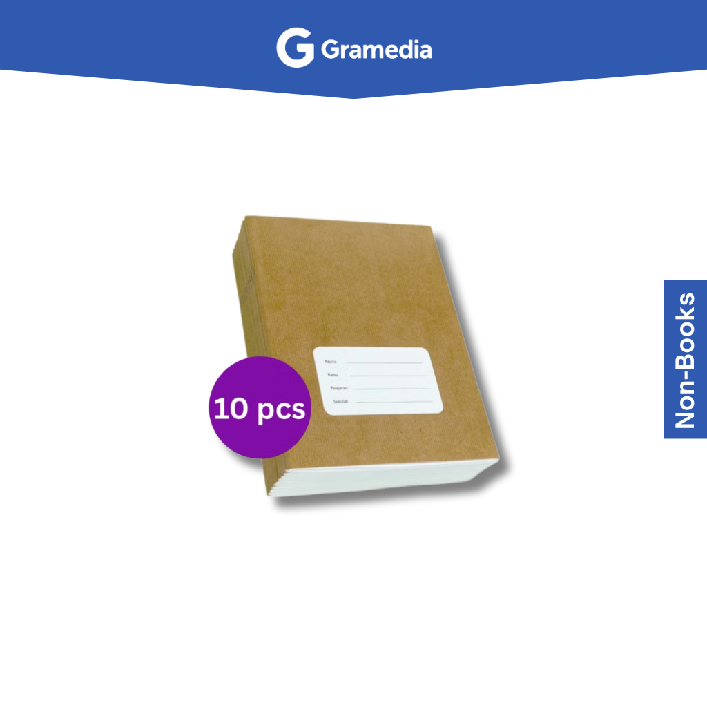 

Gramedia Bogor Cibinong - Buku Tulis Sampul Coklat Estudee I Kwarto 58 Isi 10