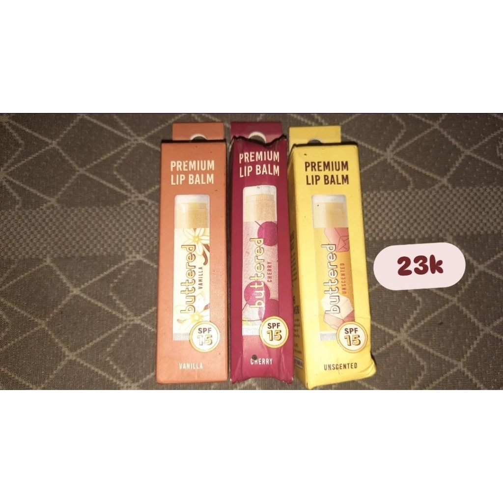 Buttered Lip Balm SPF 15 REJECT KEMASAN
