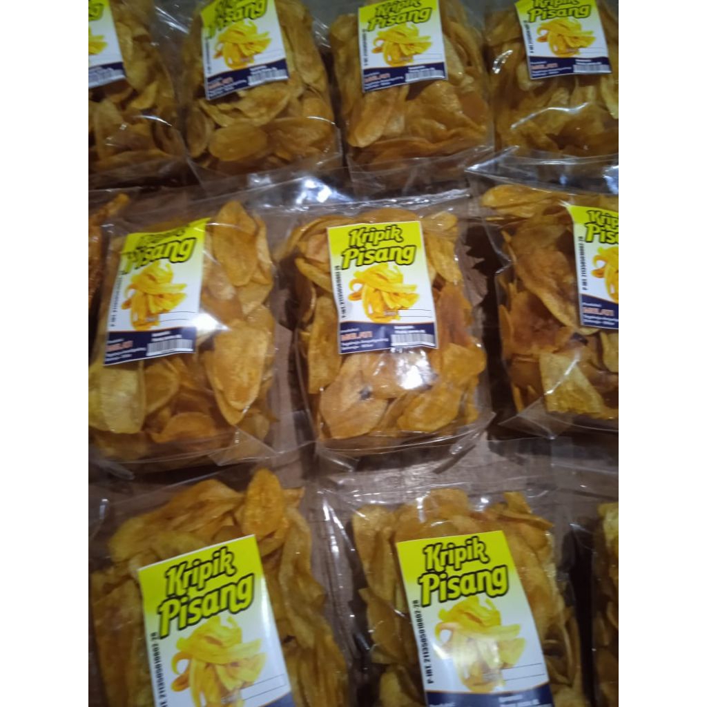 

Kripik pisang Renyah Manis 100g 200g 500g 1kg