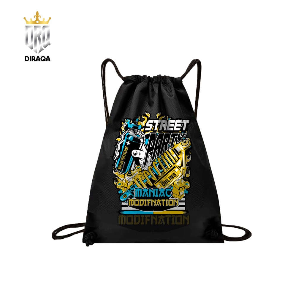 DRQ-Tas Ransel Serut Anti Air Olahraga Keren