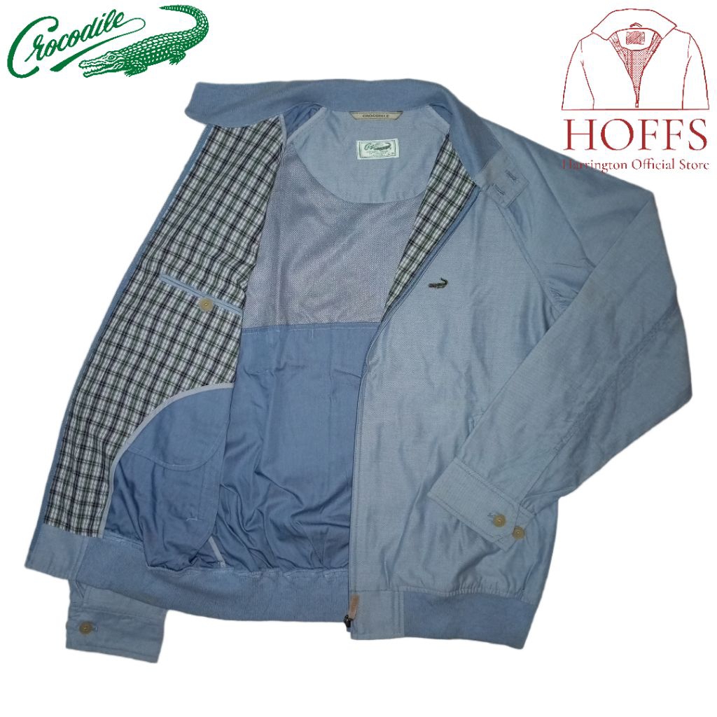 Crocodile Harrington Jacket Sky Blue L 1CRXLDSKYVLUE