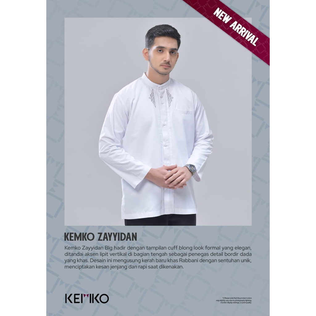 Rabbani - Kemko Zayyidan Putih | Kemko Putih Rabbani Ori | Baju Koko Putih